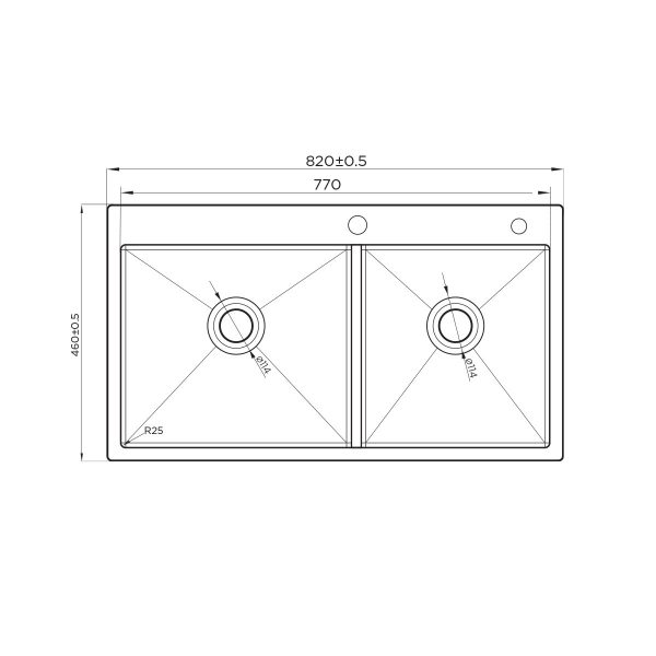 Chậu rửa bát Demuhler 8246 hiện đại