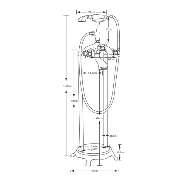 Sen bồn tắm Demuhler ML-NH-NO.5 hiện đại