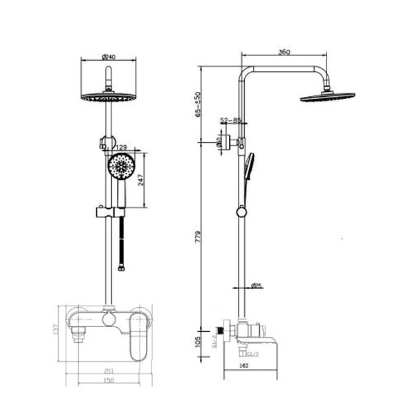 Sen tắm cây Demuhler ML31164 cao cấp