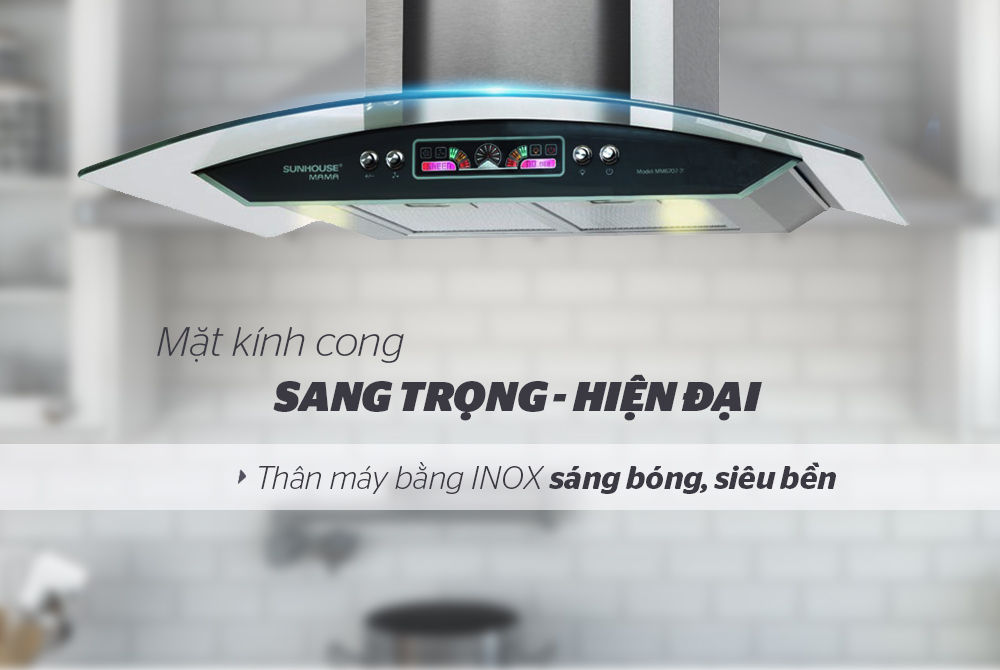 Máy hút mùi Sunhouse Mama MMB6707-70 hiện đại