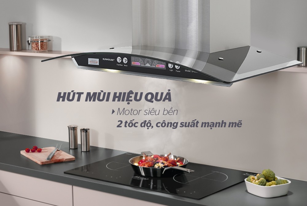 Máy hút mùi Sunhouse SHB6626 giá tốt