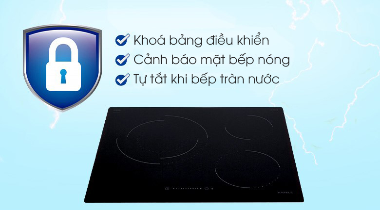 Các chức năng bảo vệ Bếp Hafele HC-R603D