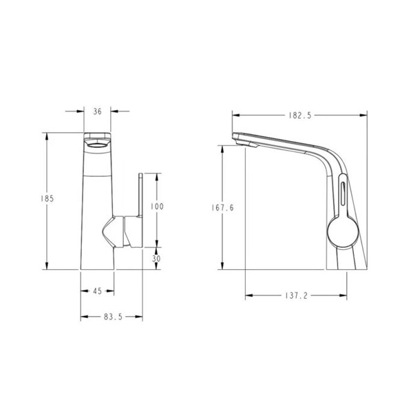 Vòi lavabo Demuhler ML10169GREY giá tốt