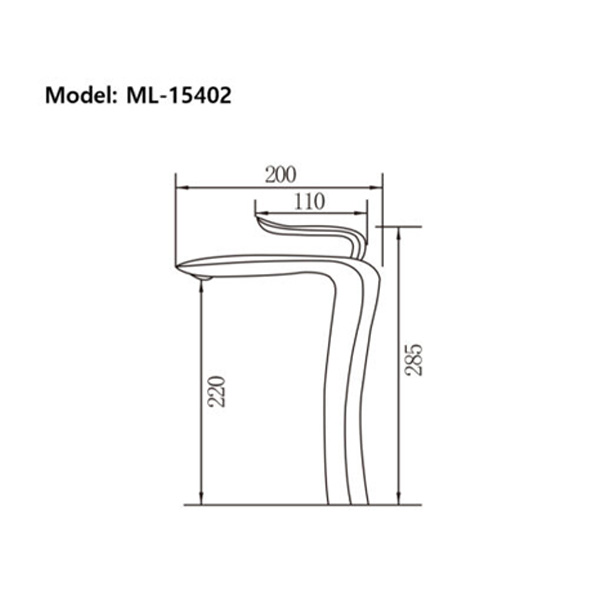 Vòi rửa lavabo DeMuhler ML-DL-15402 hiện đại