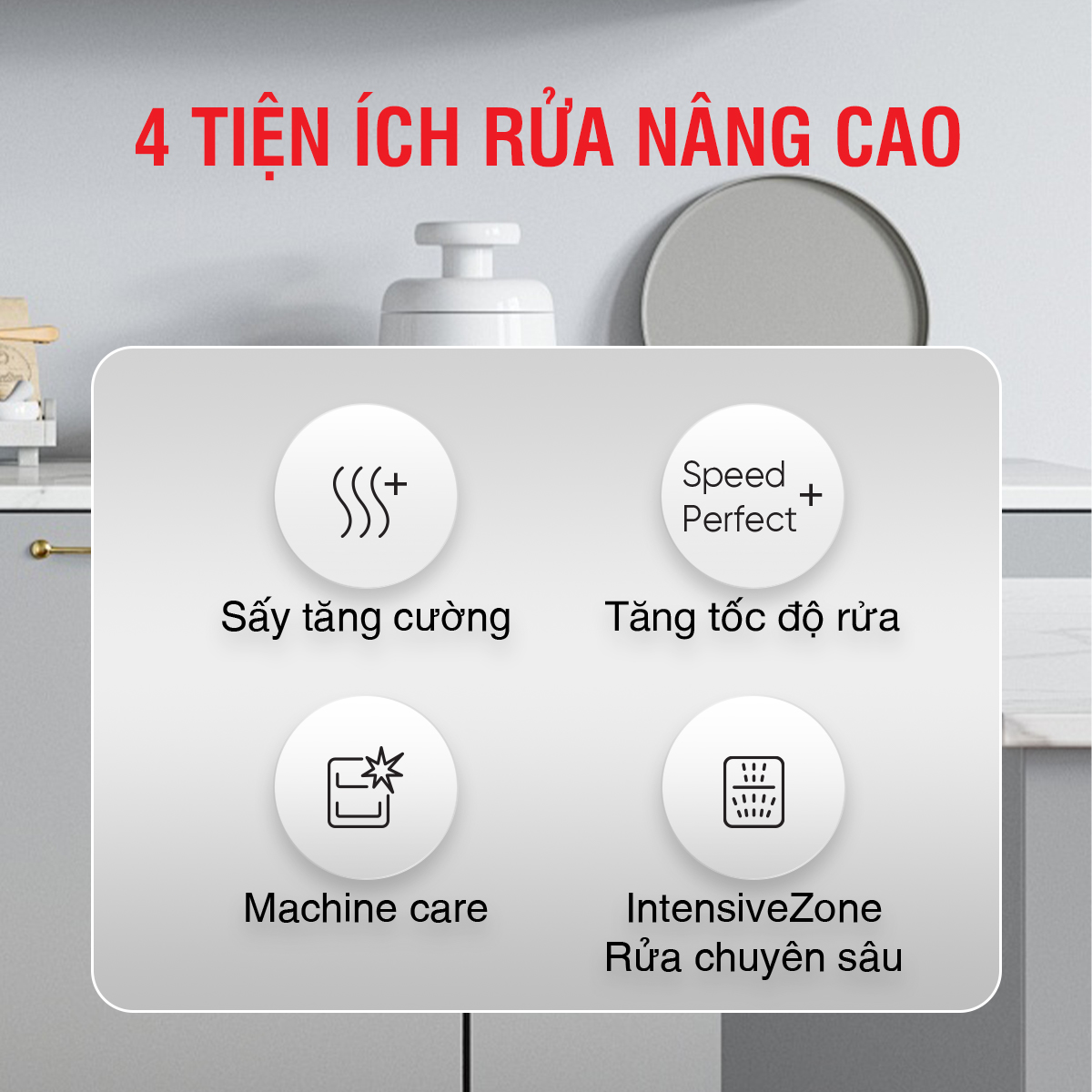 Chức năng rửa nâng cao