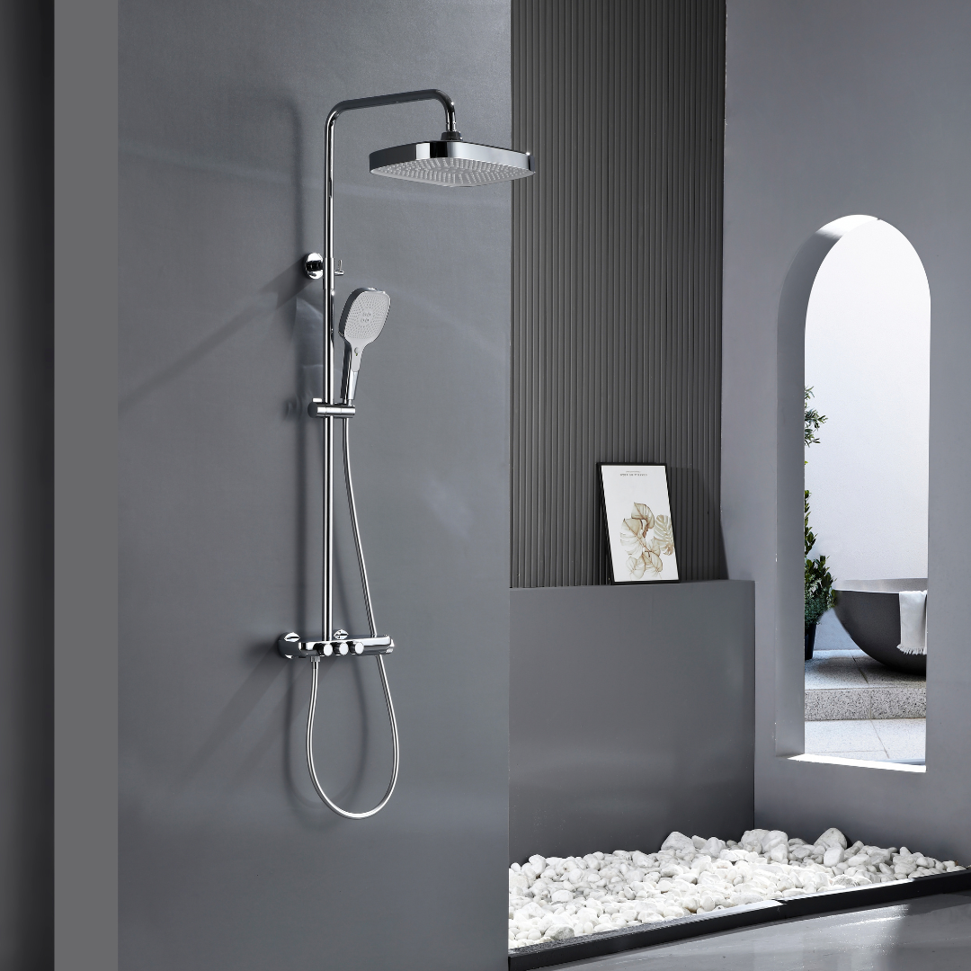 Sen cây nhiệt độ FlowControl Thermostatic Shower DeMuhler ML513206C hiện đại