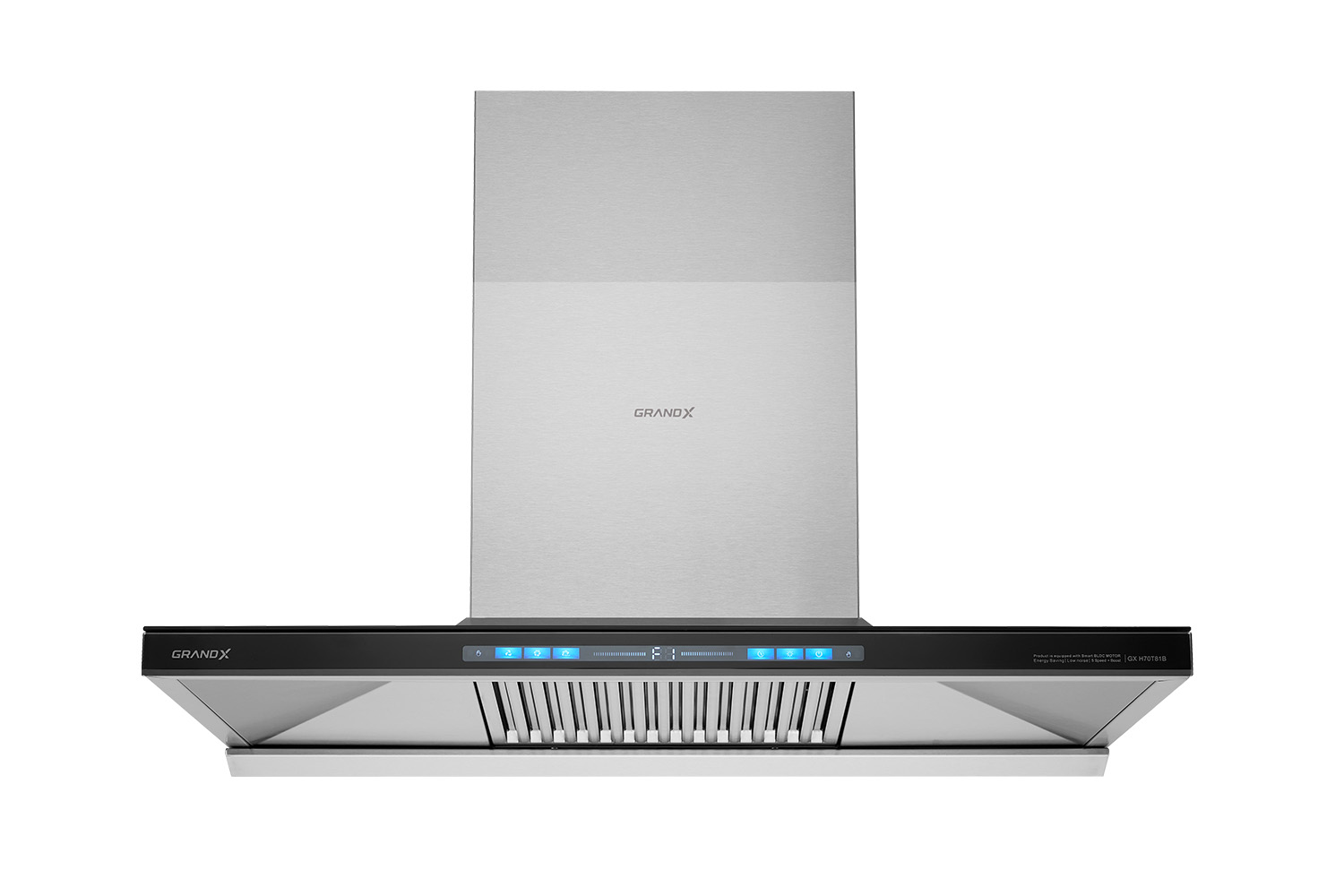 Hút mùi chữ T GRANDX GX H70T81SB, rộng 70cm