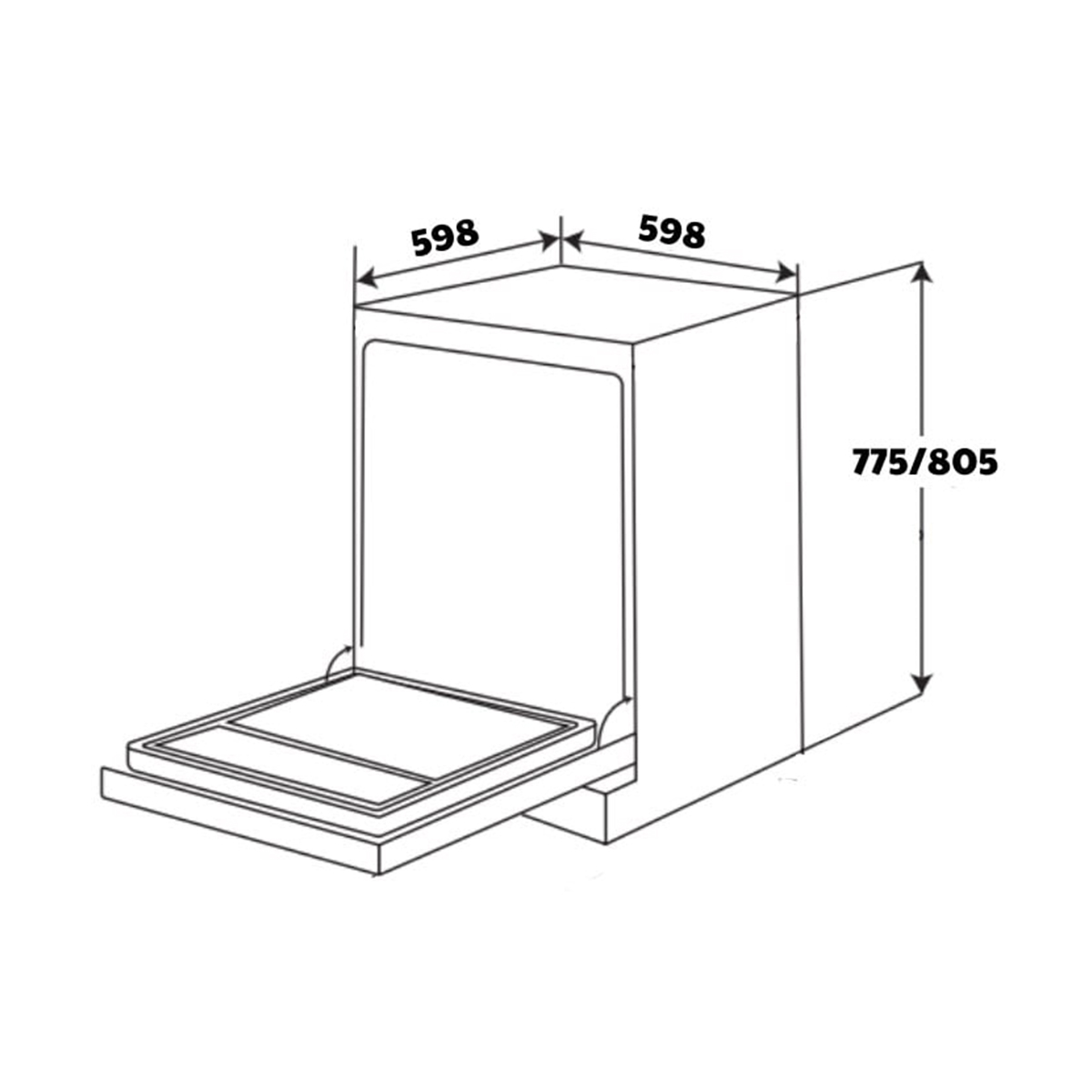Máy rửa bát độc lập GRANDX SMS8GX89G giá tốt