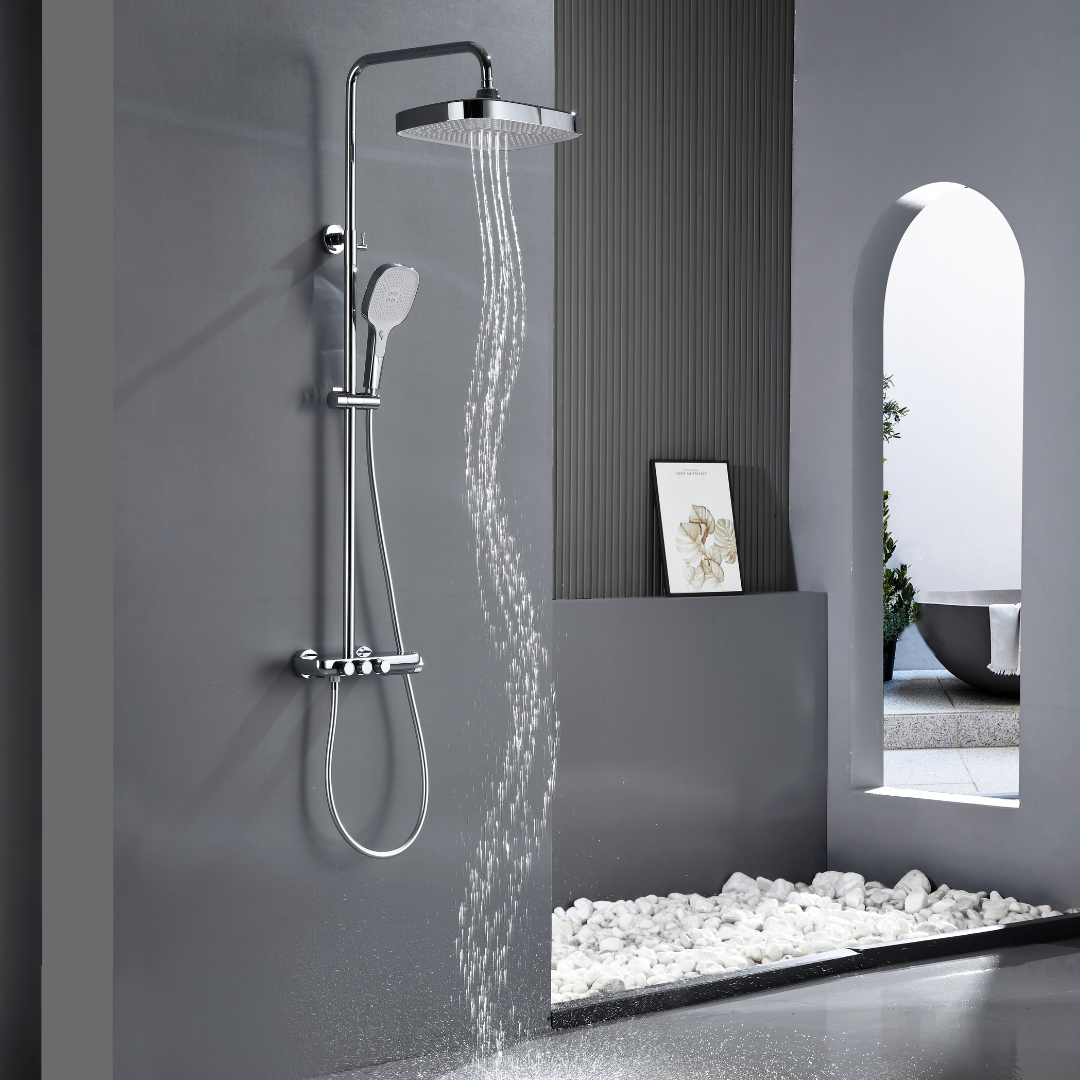 Sen cây nhiệt độ FlowControl Thermostatic Shower DeMuhler ML513206C cao cấp