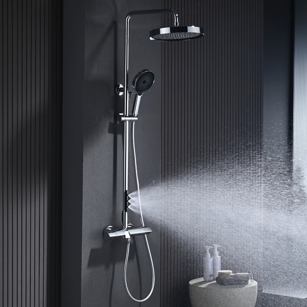 Sen cây nhiệt độ ThermoSafe Shower System DeMuhler ML513205C cao cấp