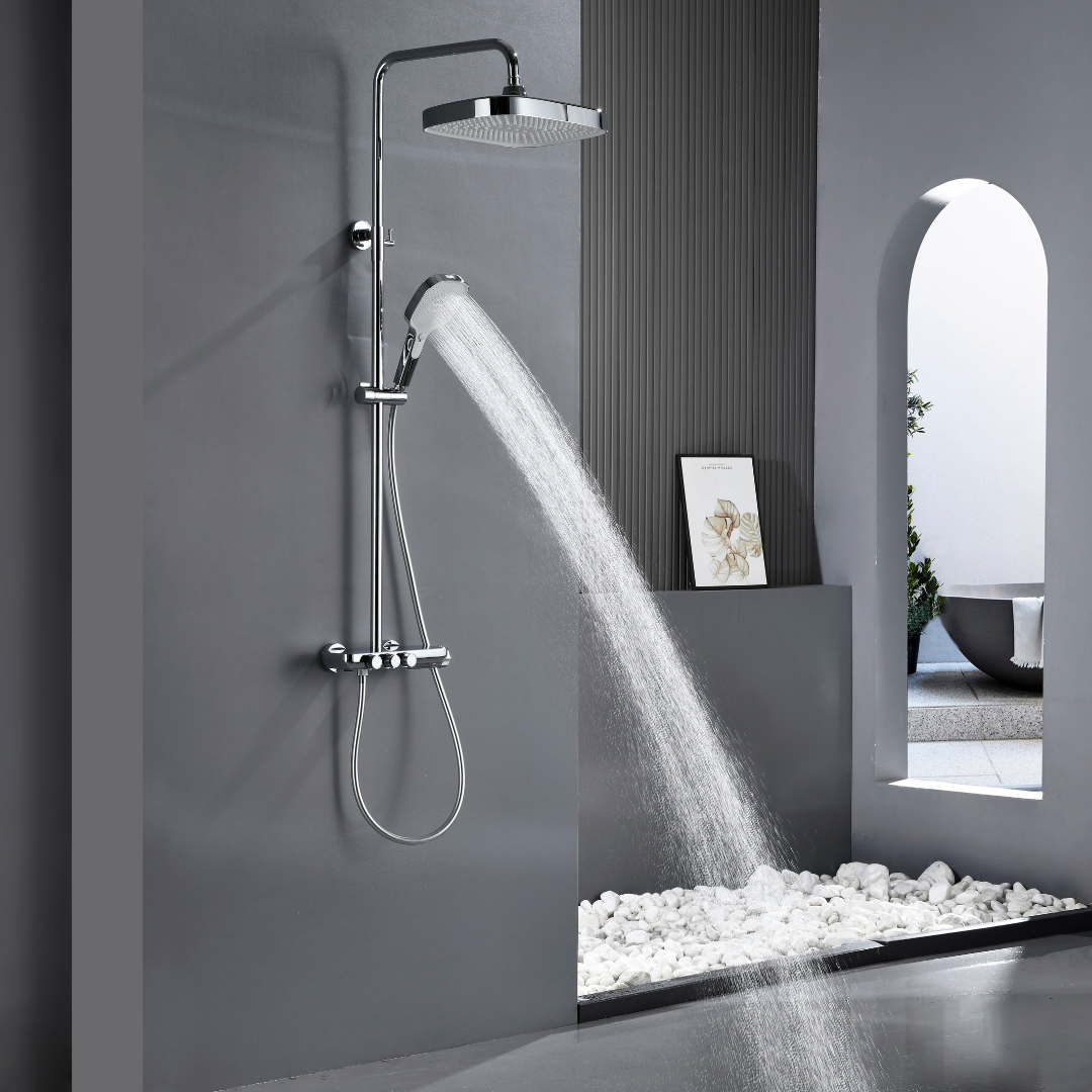 Sen cây nhiệt độ FlowControl Thermostatic Shower DeMuhler ML513206C bền đẹp