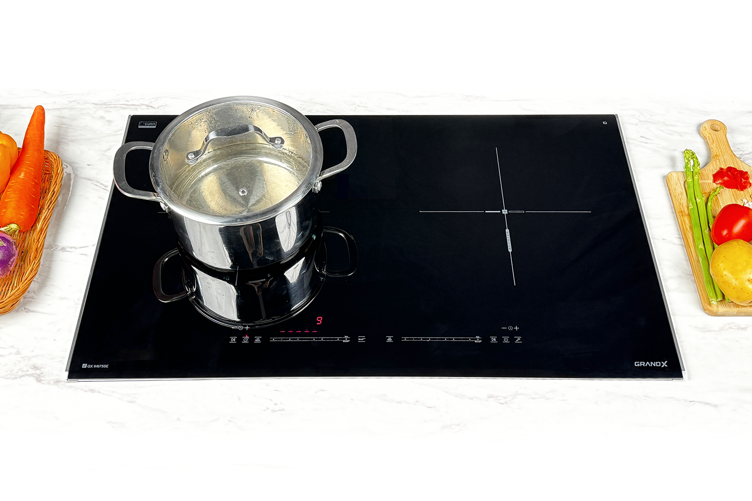 Bếp từ GRANDX GXIH675SE, 2 vùng nấu Series 6 hiện đại