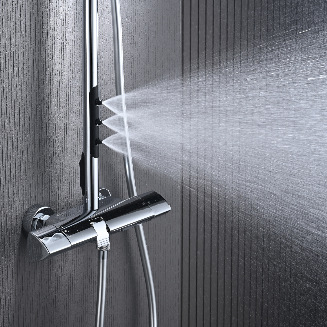 Sen cây nhiệt độ ThermoSafe Shower System DeMuhler ML513205C chính hãng