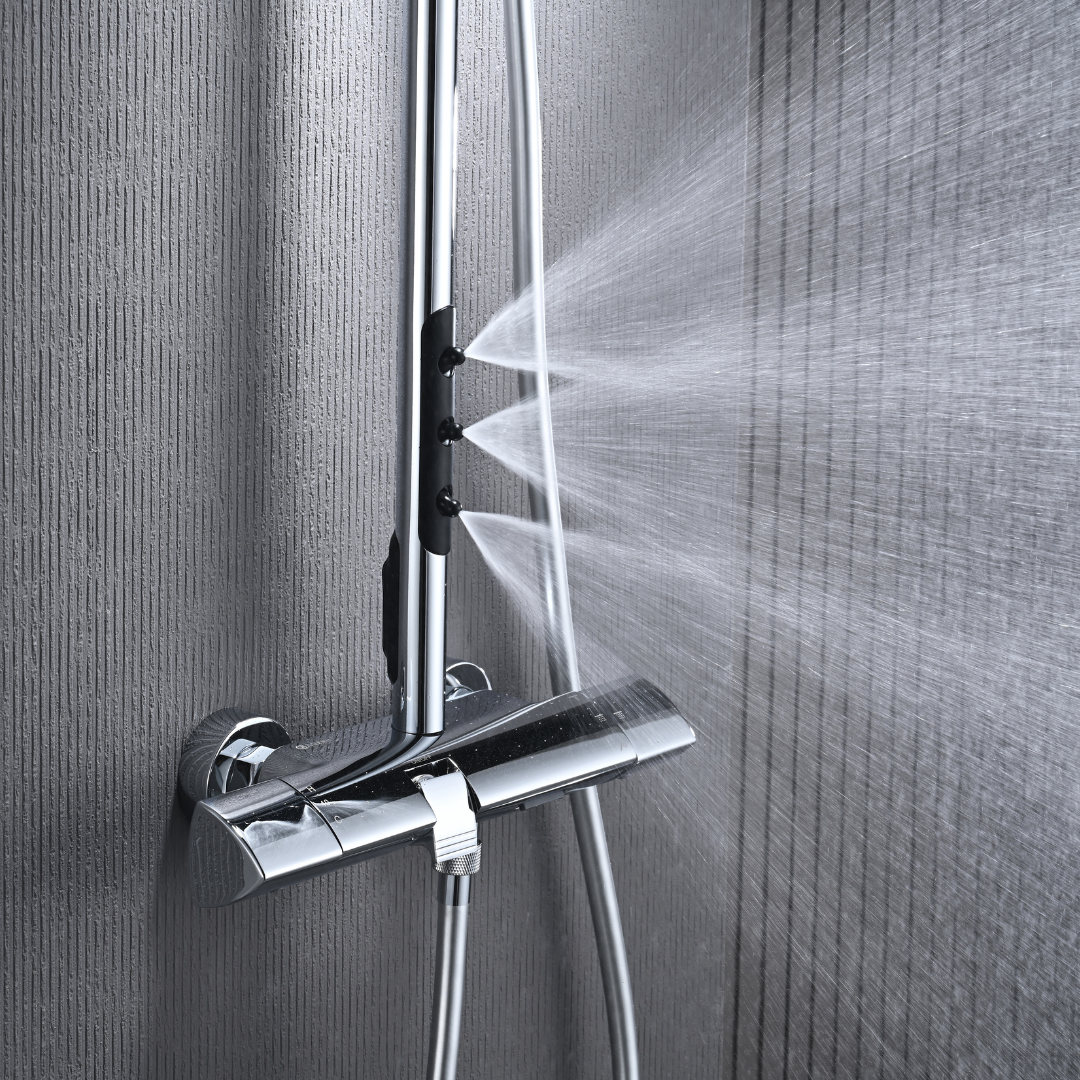 Sen cây nhiệt độ ThermoSafe Shower System DeMuhler ML513205C sang trọng