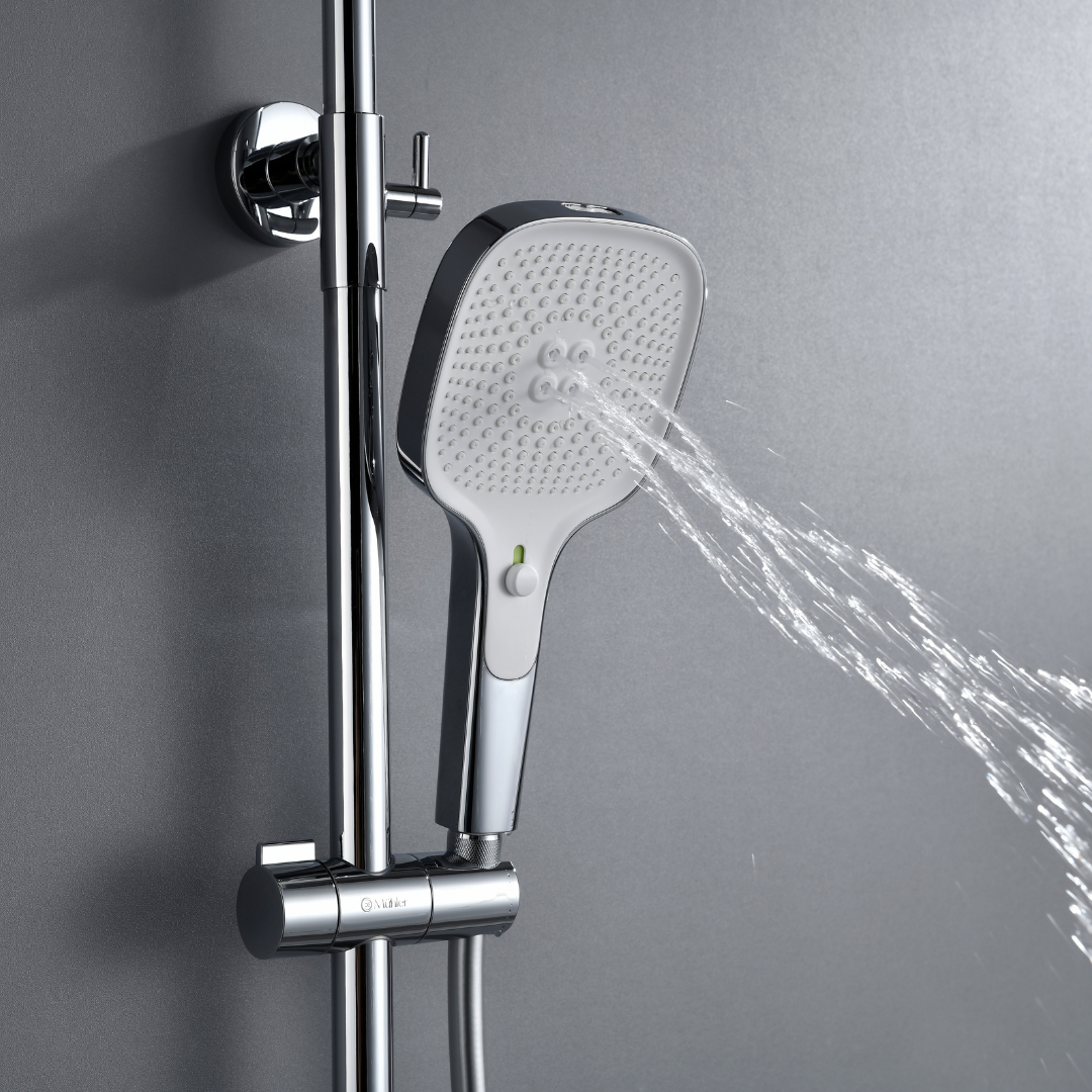 Sen cây nhiệt độ FlowControl Thermostatic Shower DeMuhler ML513206C tiện nghi