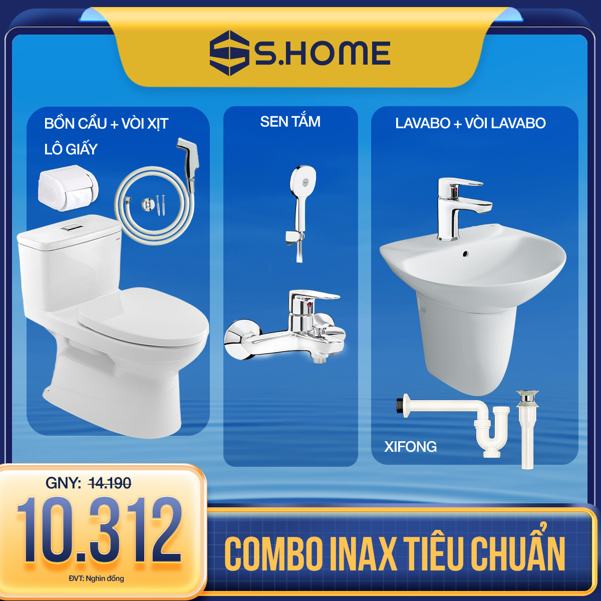 COMBO INAX TIÊU CHUẨN