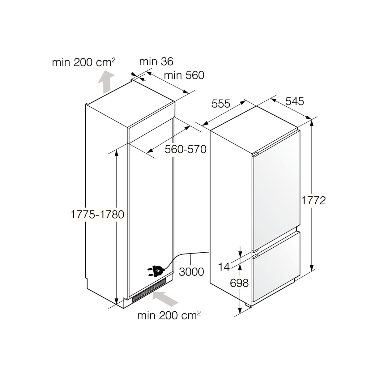 Tủ đông FN31842EI  ASKO sang trọng
