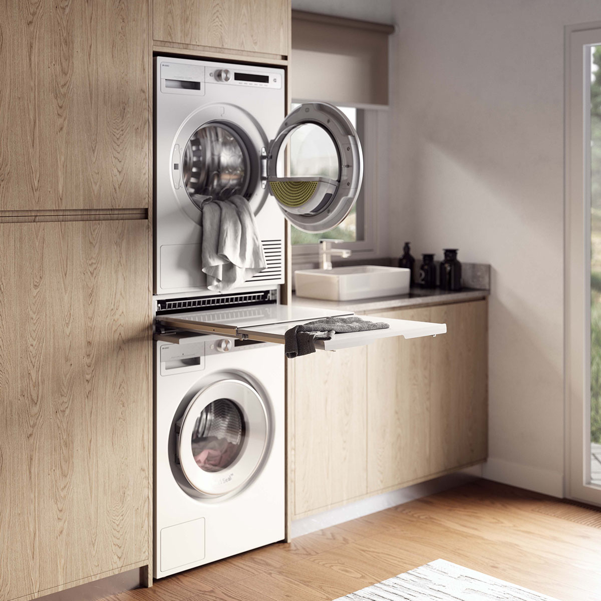 Khay để đồ Asko HDB1153W giặt sấy giá tốt
