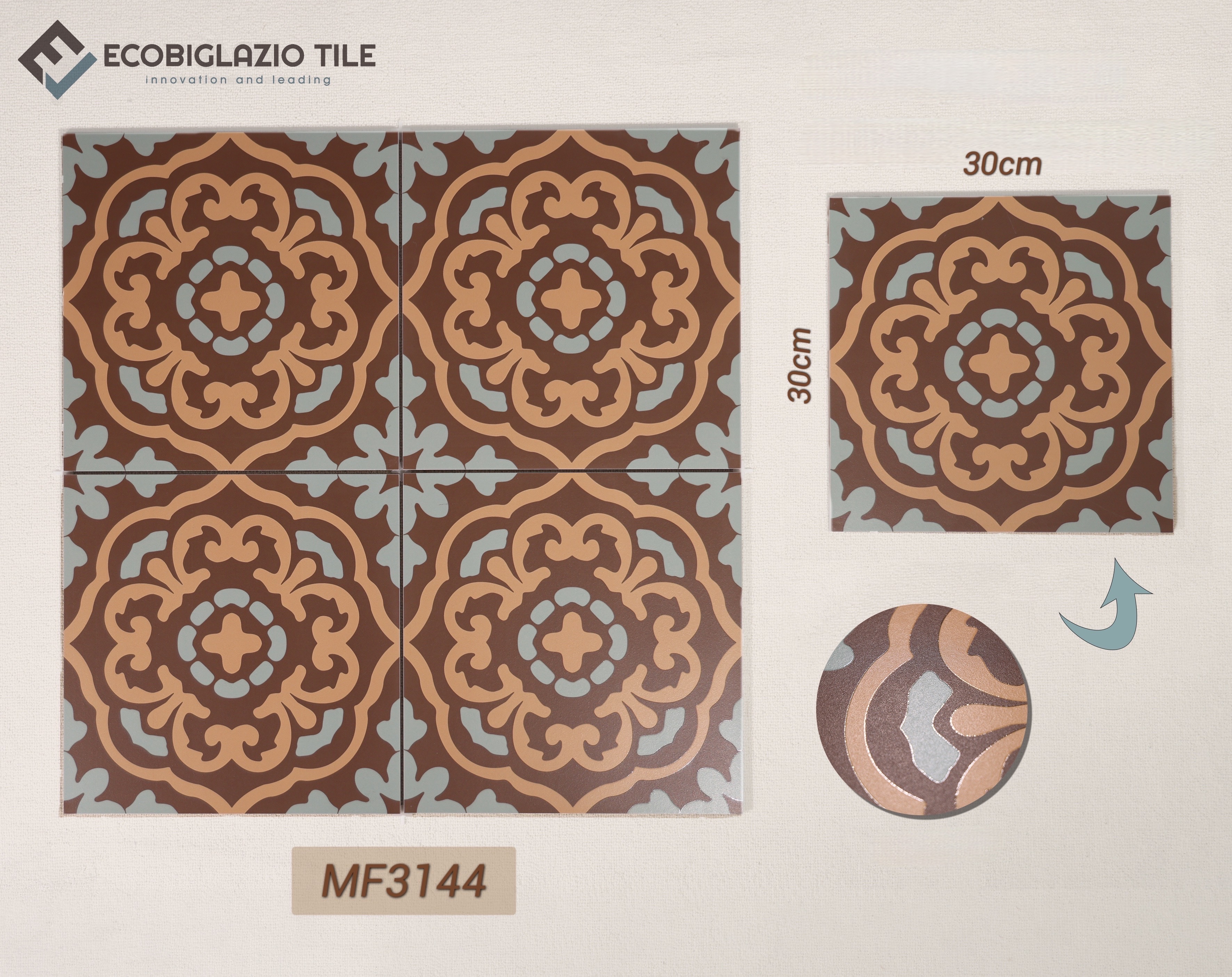 Gạch ốp lát Eco MF3014, Mosaic, 300*300 bền đẹp