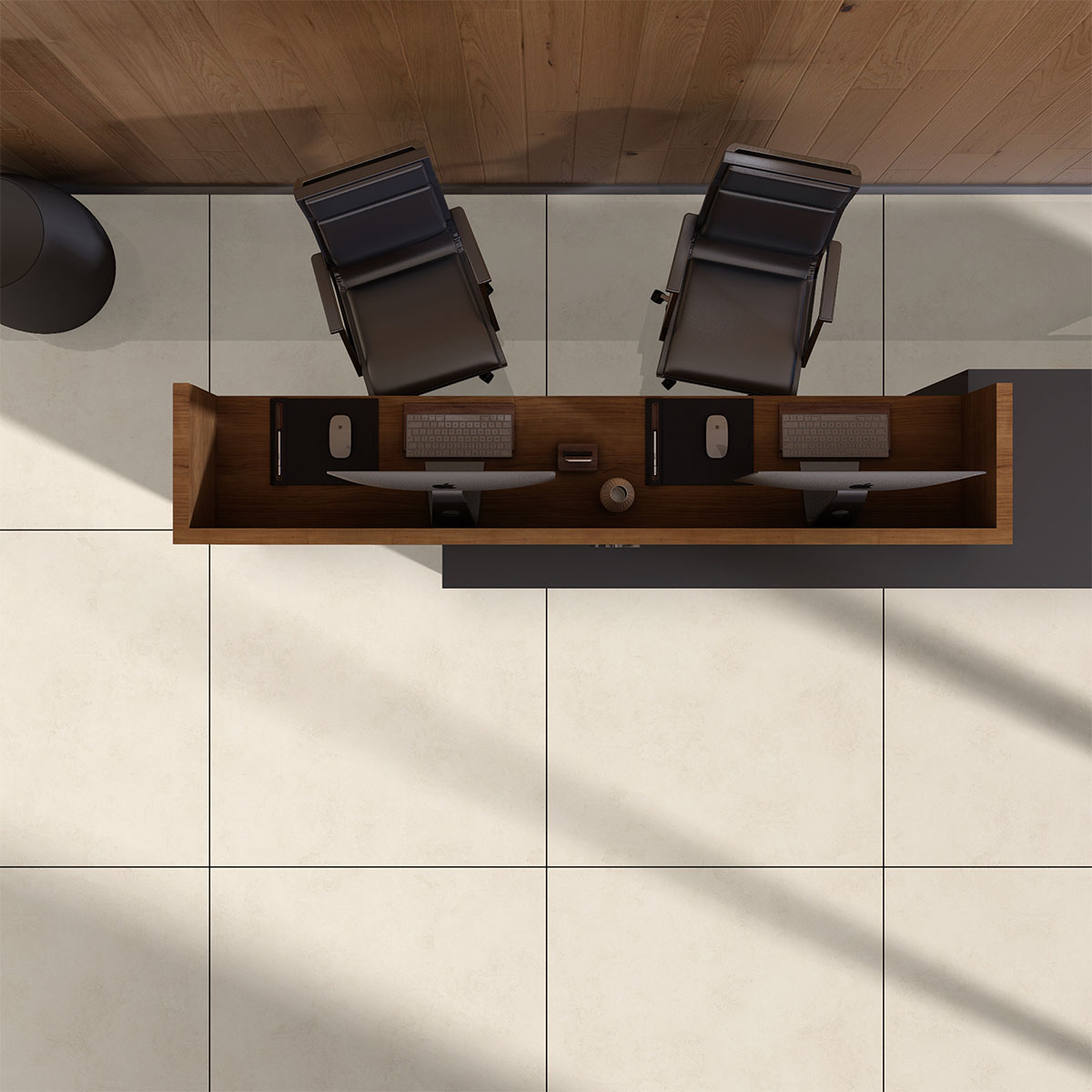 Gạch ốp lát Khushi Concrete Grey IN1-0806M, Matt, 80x80 cao cấp