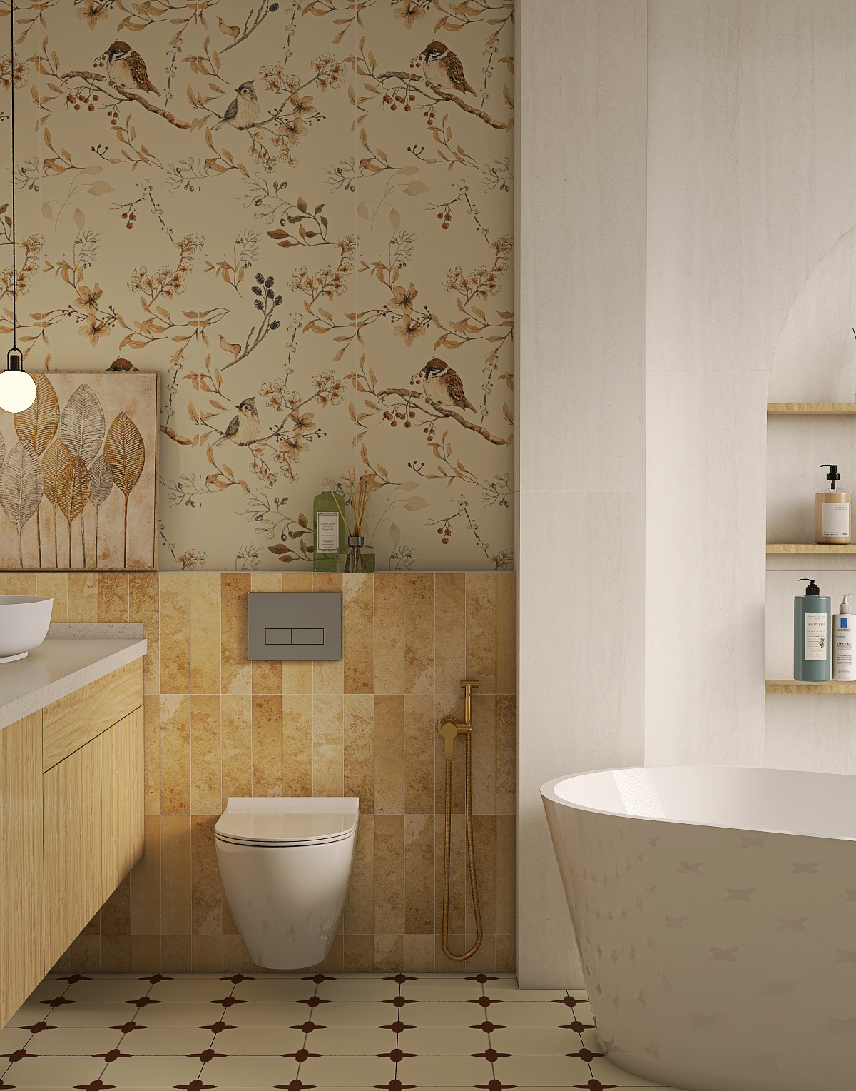 Gạch ốp lát Eco H11, Mosaic, 400*800 hiện đại
