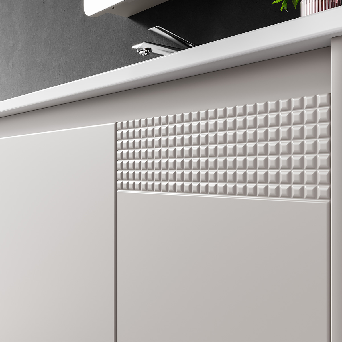 Tủ lavabo kèm tủ gương DeMuhler ML276313-80 hiện đại