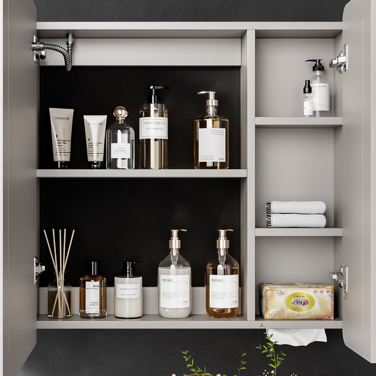 Tủ lavabo kèm tủ gương DeMuhler ML276313-80 giá tốt