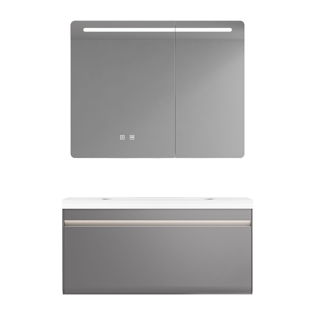 Tủ lavabo kèm tủ gương DeMuhler ML276317-100