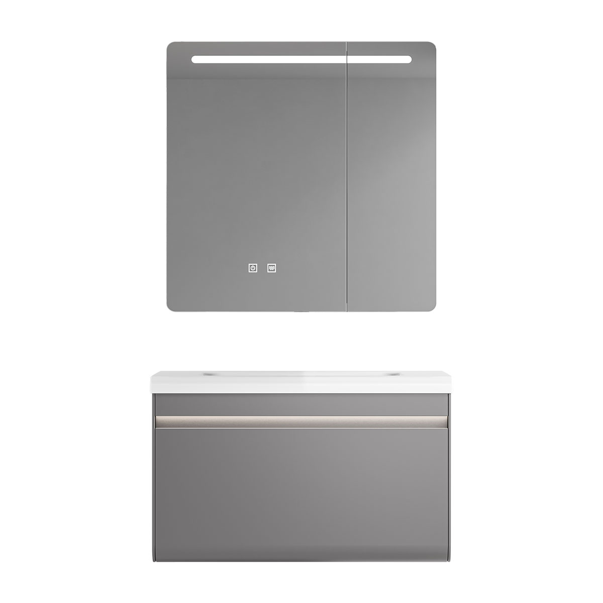 Tủ lavabo kèm tủ gương DeMuhler ML276317-80