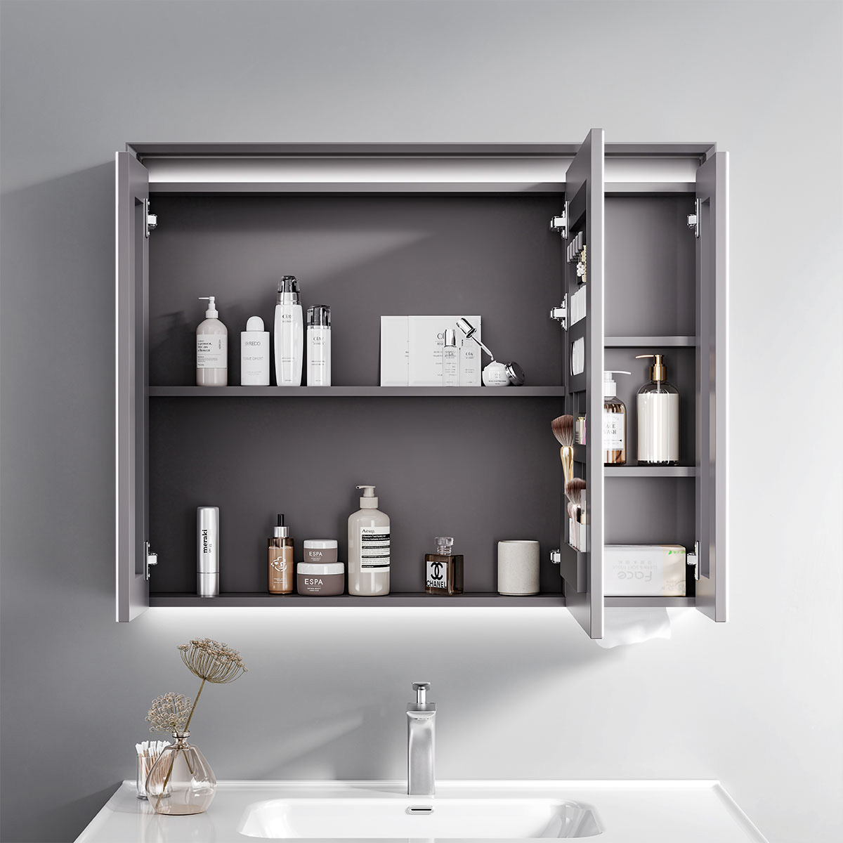 Tủ lavabo kèm tủ gương DeMuhler ML276322-120 bền đẹp