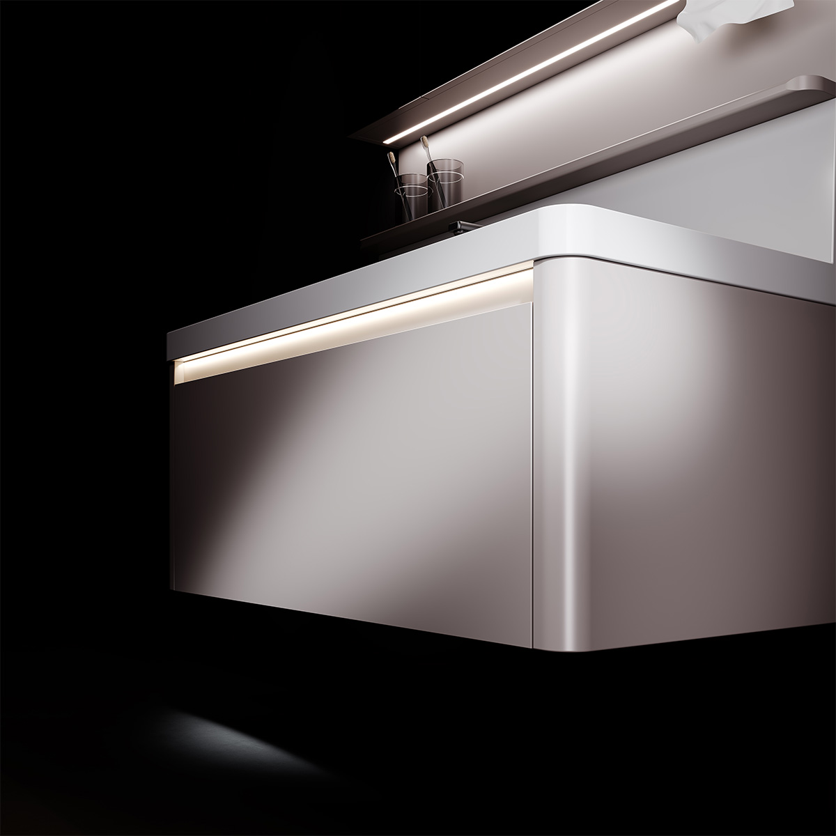 Tủ lavabo kèm tủ gương DeMuhler KANSO Series ML276326-80 giá tốt