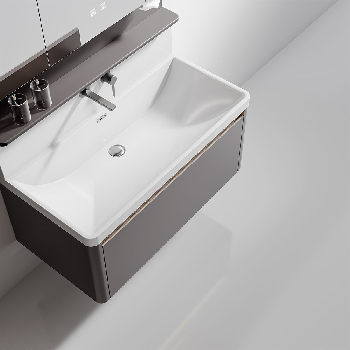 Tủ lavabo kèm tủ gương DeMuhler KANSO Series ML276327-100 cao cấp