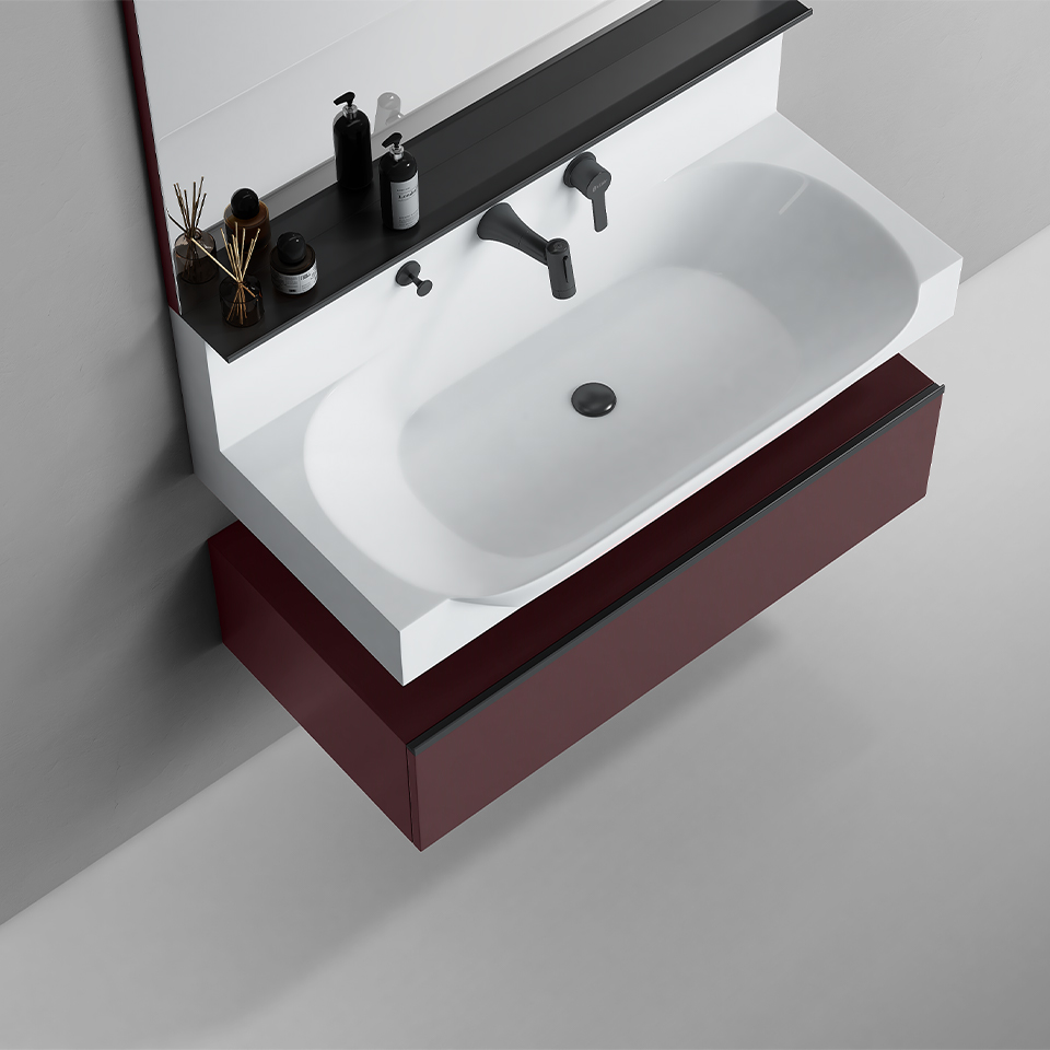 Tủ Lavabo kèm gương DeMuhler ML278308-100 cao cấp