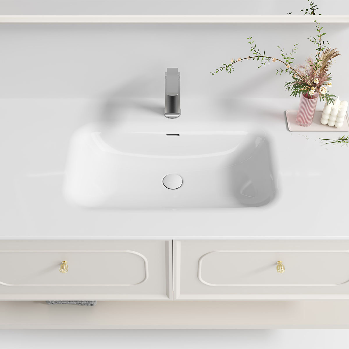 Tủ lavabo kèm tủ gương DeMuhler ML278312-120 bền đẹp