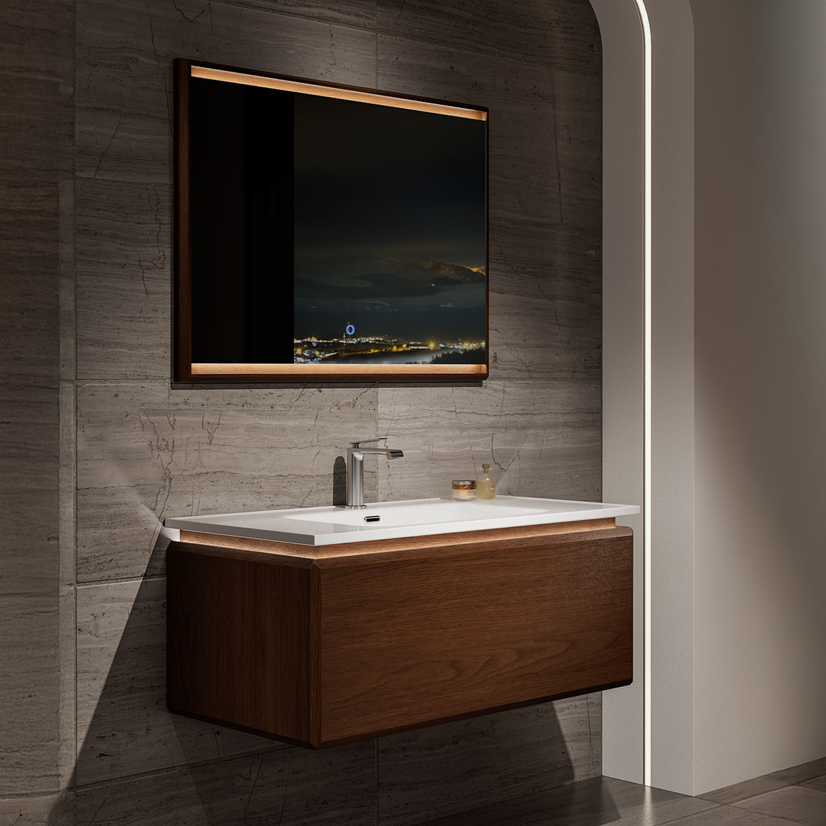 Tủ Lavabo DeMuhler ML278315-100P hiện đại