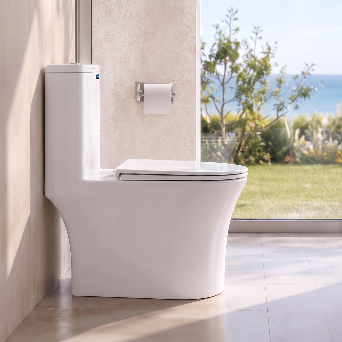 Bồn cầu đặt sàn một khối Demuhler ML366308 sang trọng