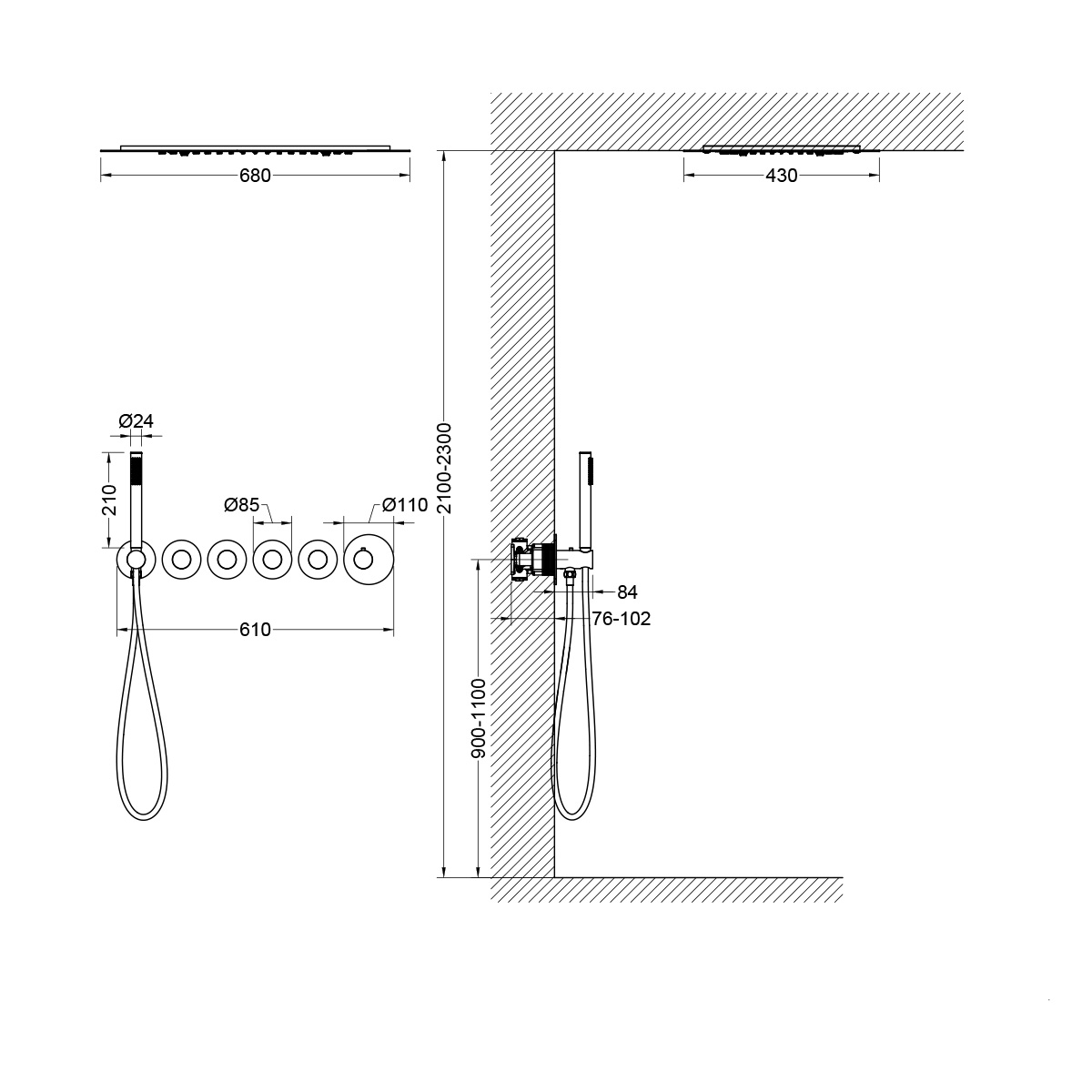 Sen âm trần DEMUHLER ML510666C chính hãng