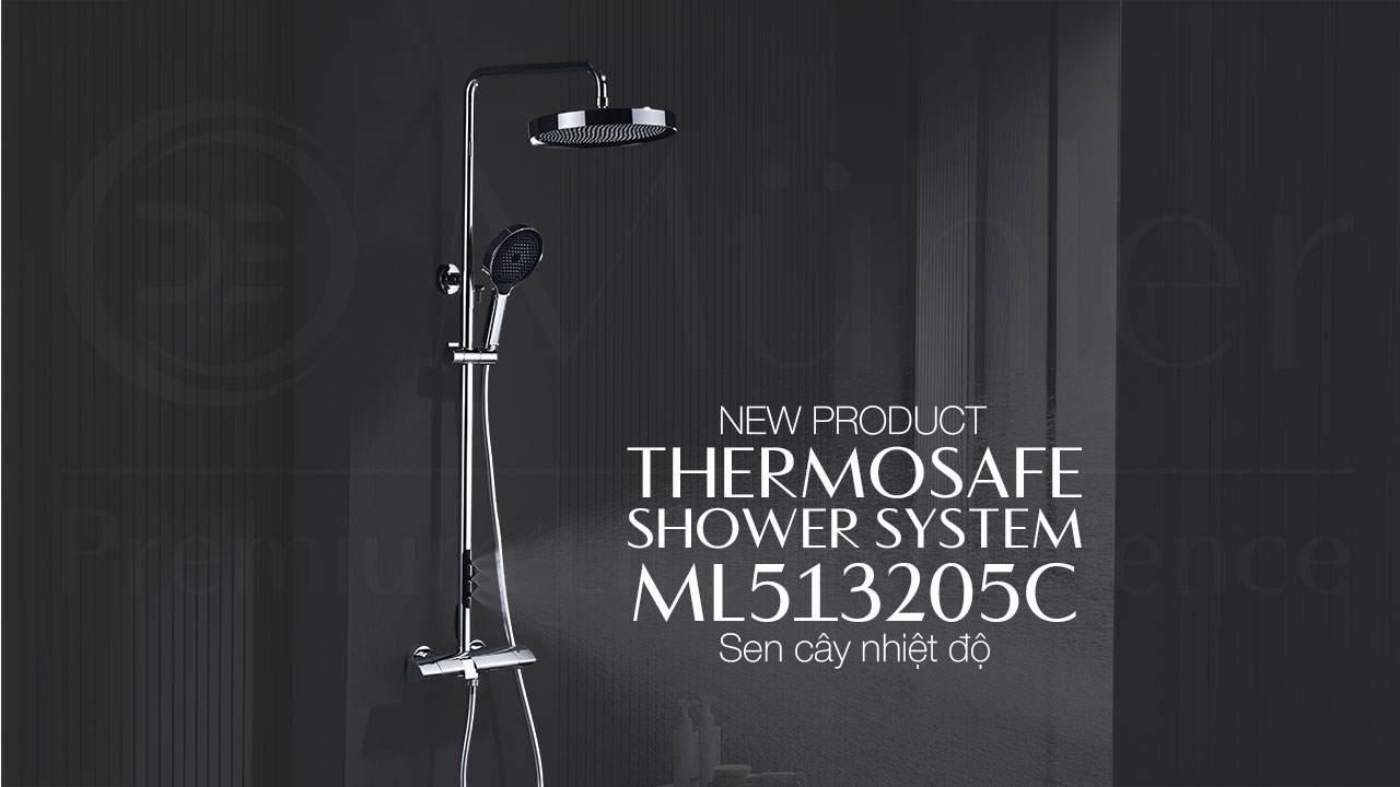 Sen cây nhiệt độ ThermoSafe Shower System DeMuhler ML513205QH