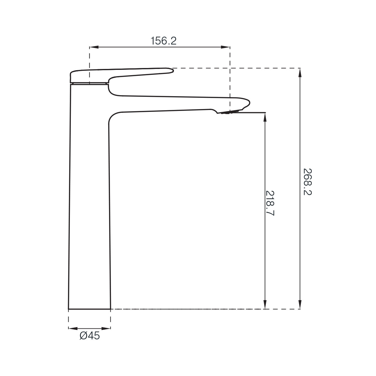 Vòi lavabo DeMuhler ML613213QH hiện đại