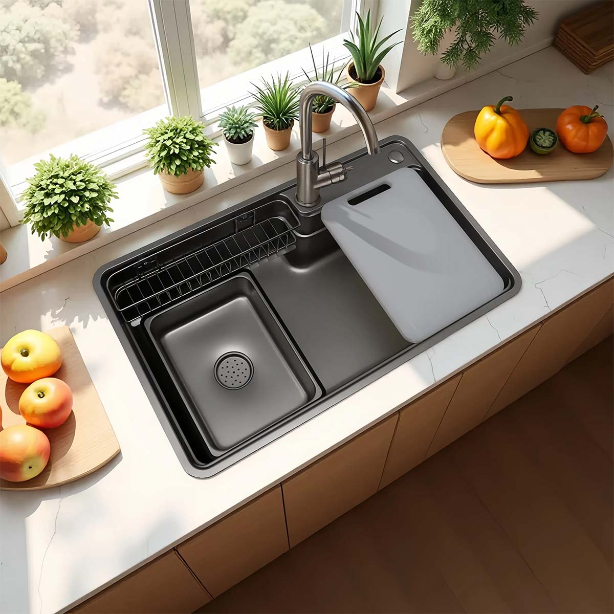 Chậu rửa bát 1 hố DeMuhler ML976848A giá tốt