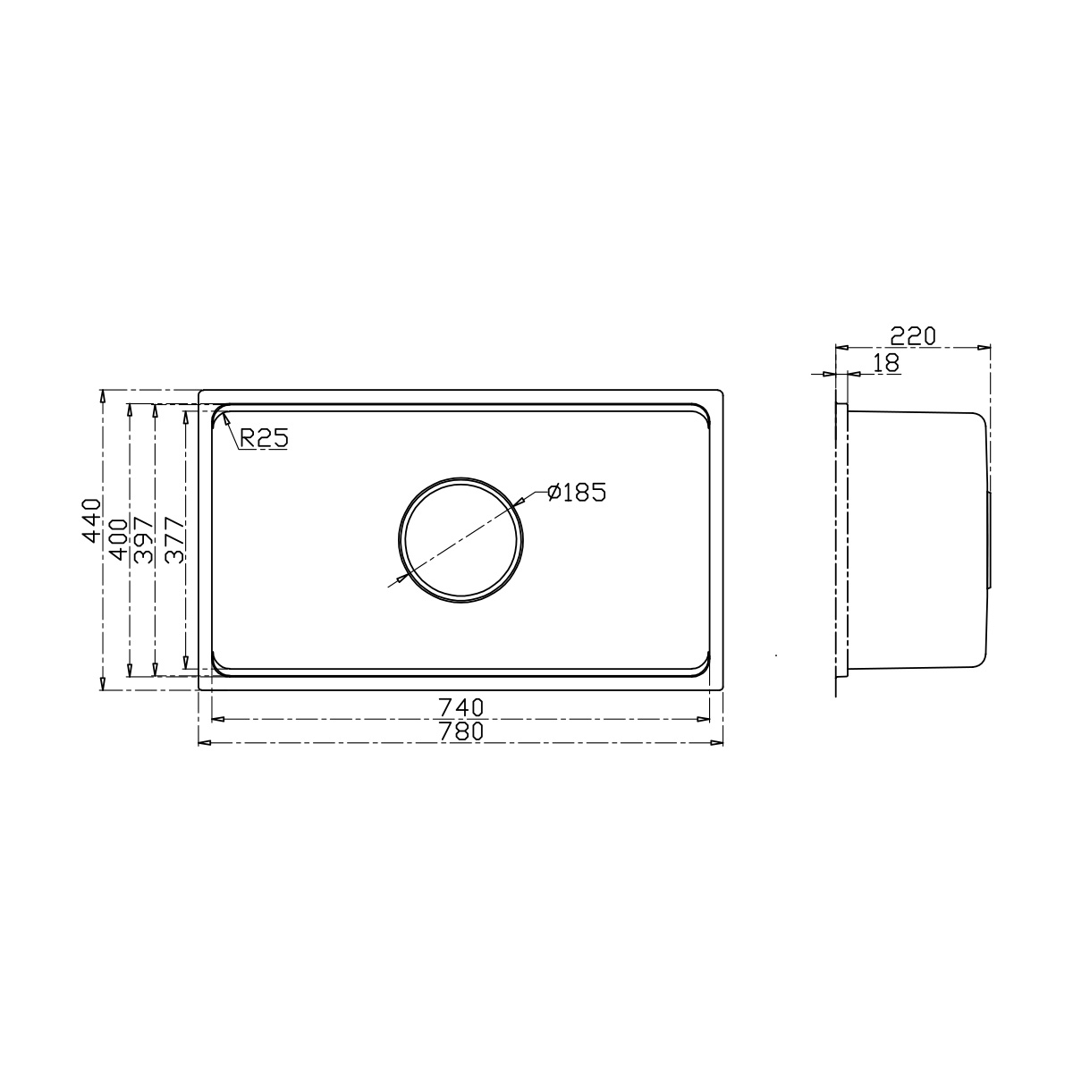 Chậu rửa bát đa năng DeMuhler NEO Series ML977844 chất lượng
