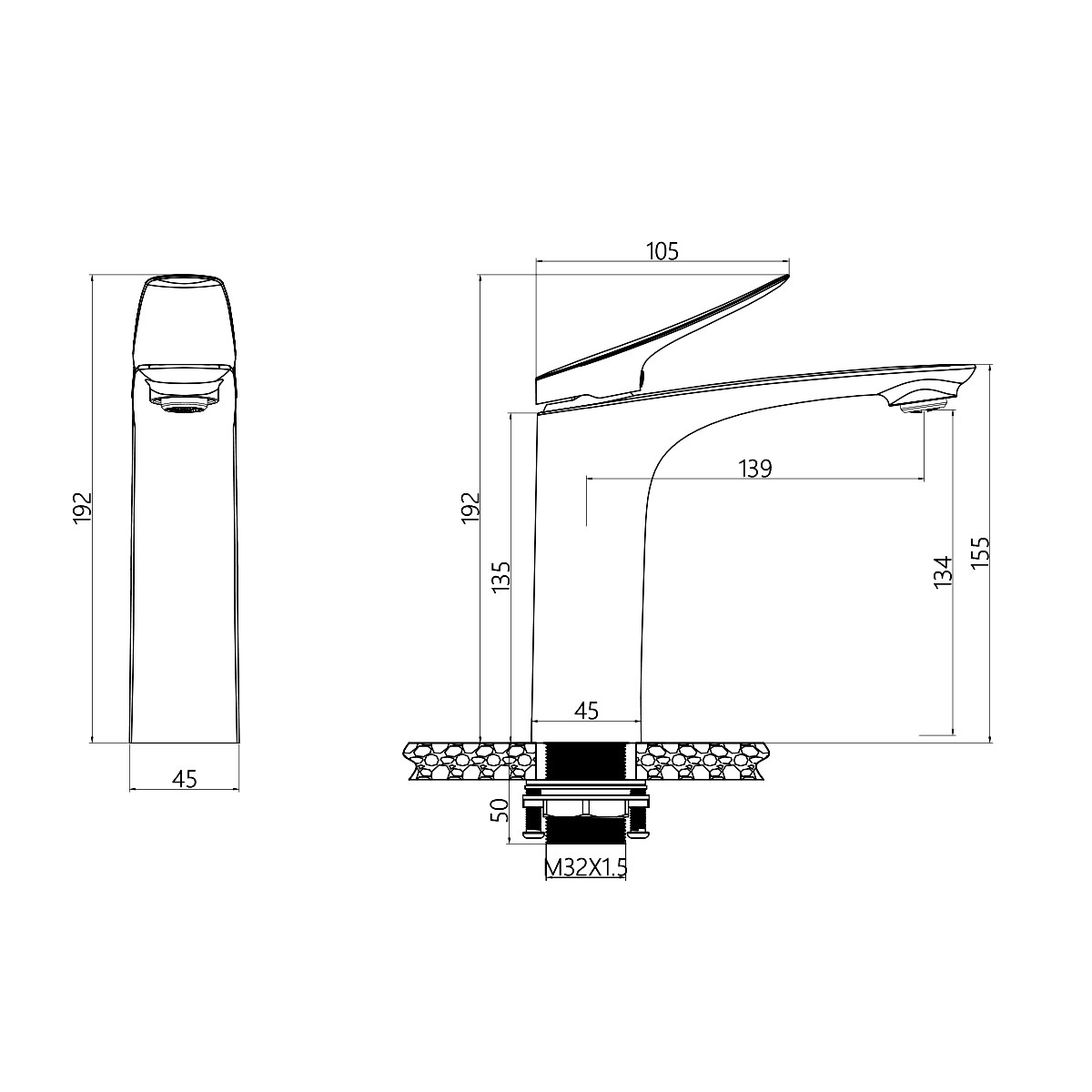 Vòi lavabo DEMUHLER MLA611207C chính hãng
