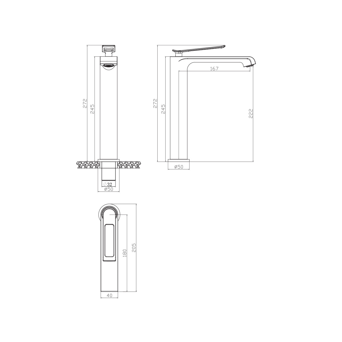 Vòi lavabo Demuhler MLA613215C hiện đại
