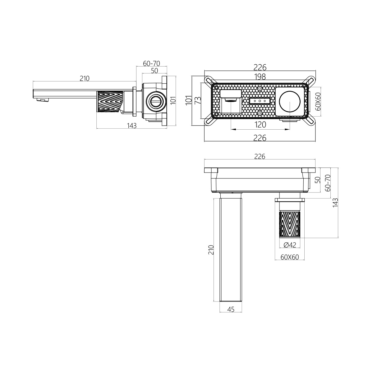 Vòi lavabo DeMuhler MLA616006C giá tốt