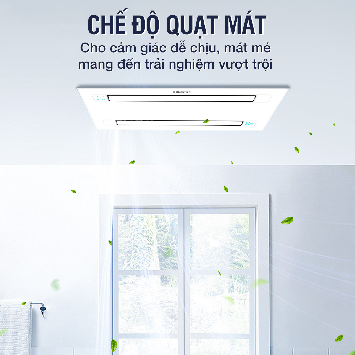Mua Quạt Đèn Điều Hoà Phòng Tắm MR-D006