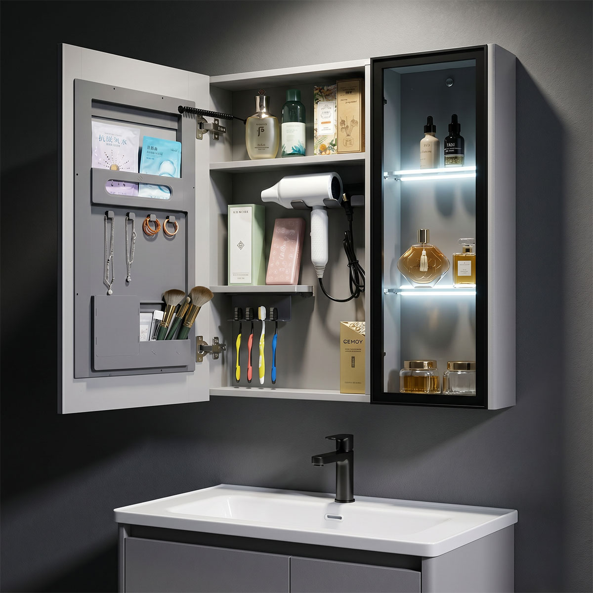 Bộ tủ Lavabo MR251612-80 cao cấp