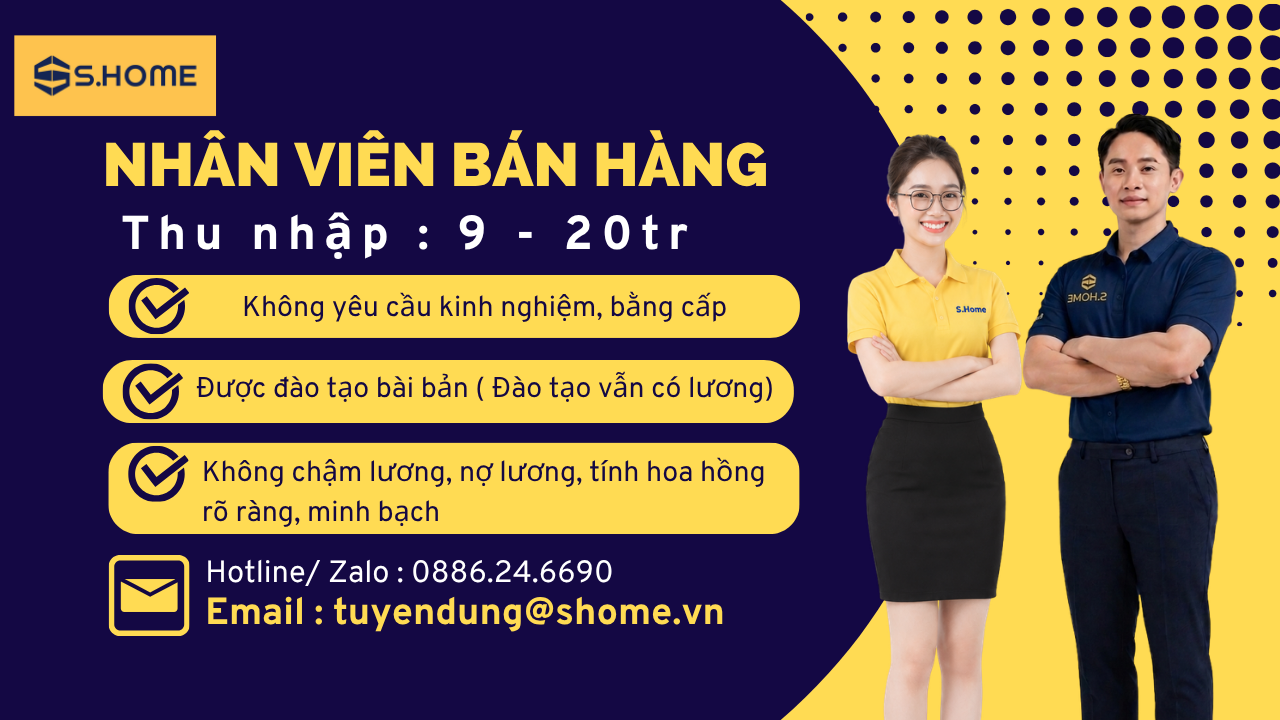 TUYỂN DỤNG NHÂN VIÊN KINH DOANH ( KHÔNG YÊU CẦU KINH NGHIỆM)