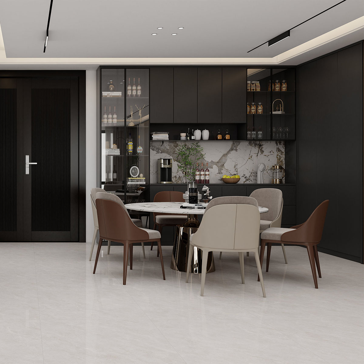 Gạch ốp lát Palermo QTP81132A, Glossy, 80x80 cao cấp