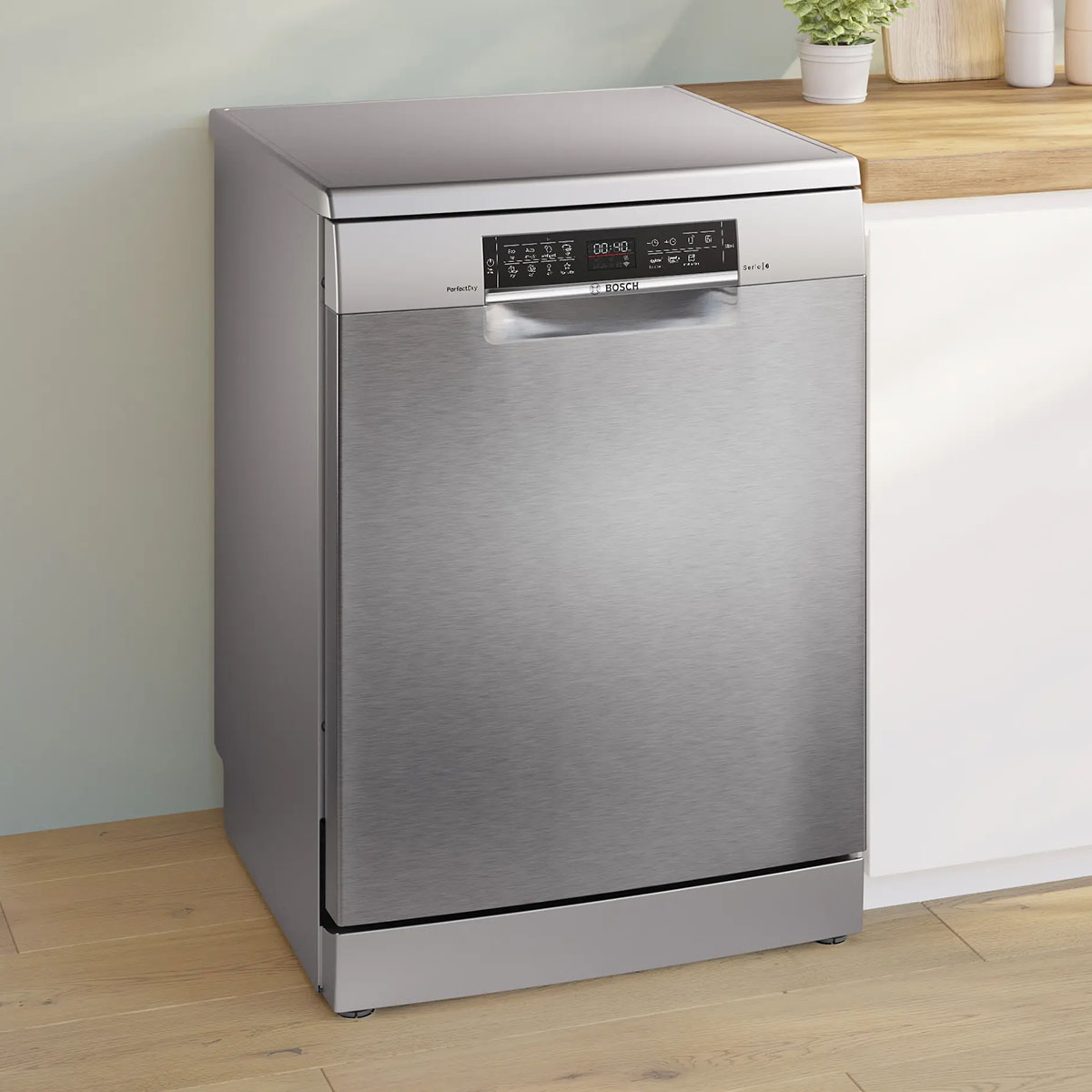 Máy rửa bát độc lập BOSCH serie 6 SMS6ZCI02P hiện đại