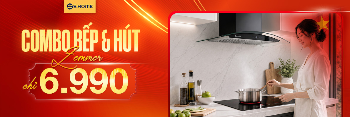 Combo Bếp Từ và Hút Mùi Zemmer 7990K